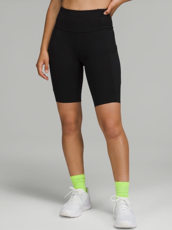 lululemon athletica Pants - Lululemon Fast and Free High-Rise Shorts with Side Pockets 10”